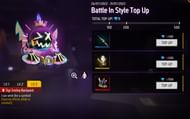 The items up for grabs (Image via Garena)